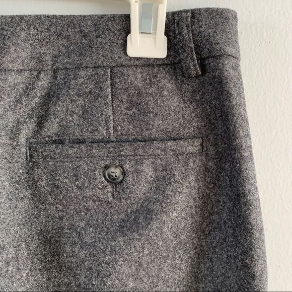 100% Virgin Wool Pants Straight Leg Pendleton Slacks Gray Size 8 Medium - Picture 8 of 9